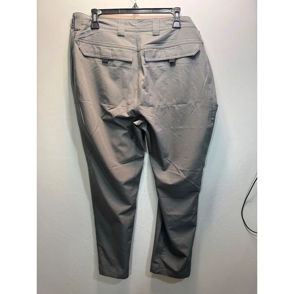 Gillz Mens XL Grey Performance Fishing Pants Utility Cargo Hiking Trousers
